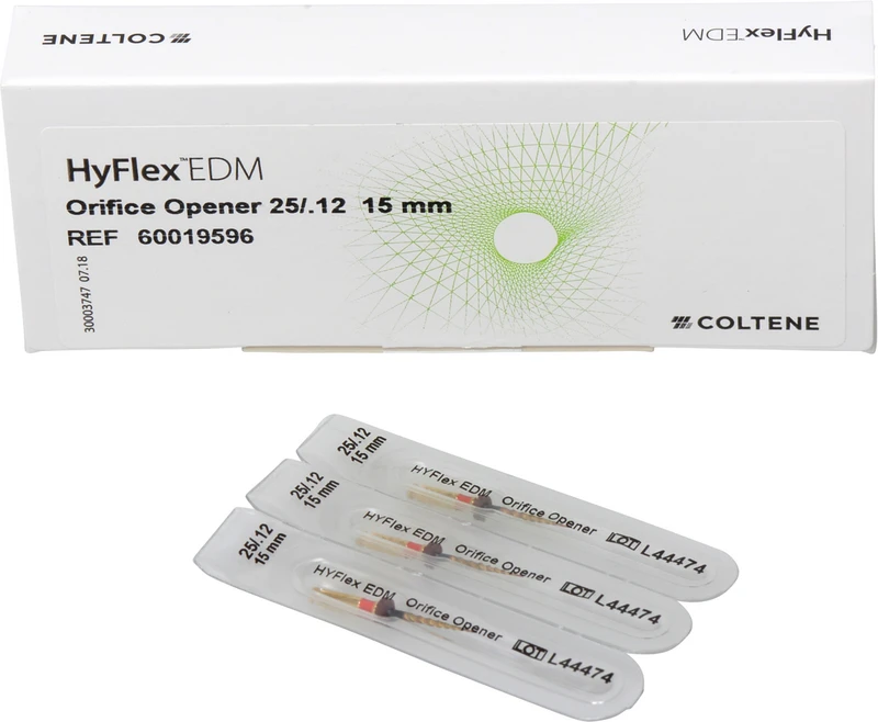 HyFlex EDM NiTi-Feilen  Packung  3 Orifice Opener Feilen 15 mm, Taper.12 ISO 025
