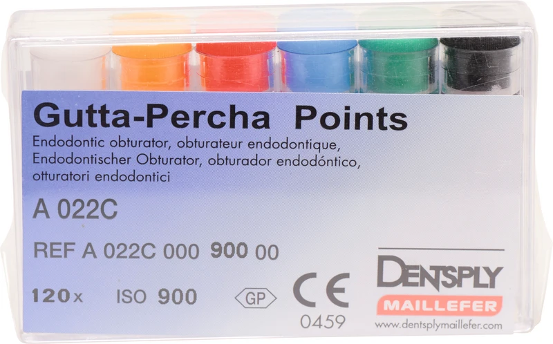 Guttapercha-Spitzen rosa  Sortiment  120 Stück rosa, Taper.02 ISO 015-040