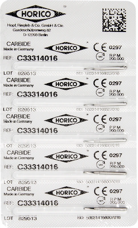 HM-Bohrer C33  Packung  5 Stück FG, Figur 168, ISO 016