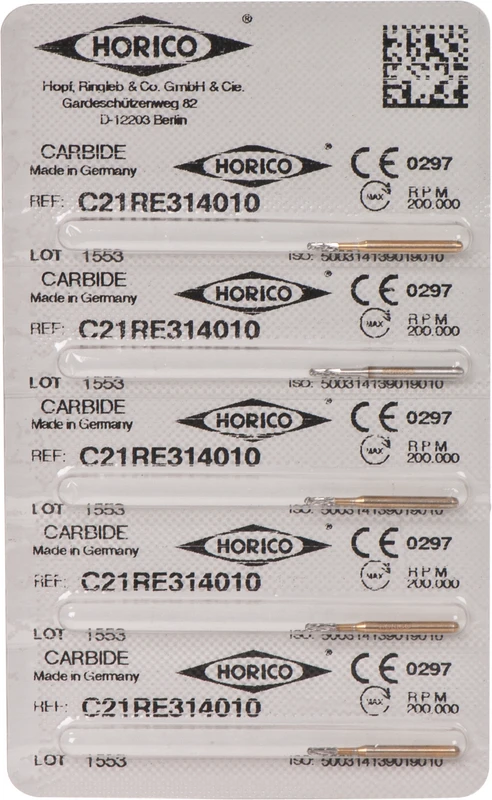 Kronentrenner C21RE  Packung  5 Stück FG, Figur 139, 3,8 mm, ISO 010