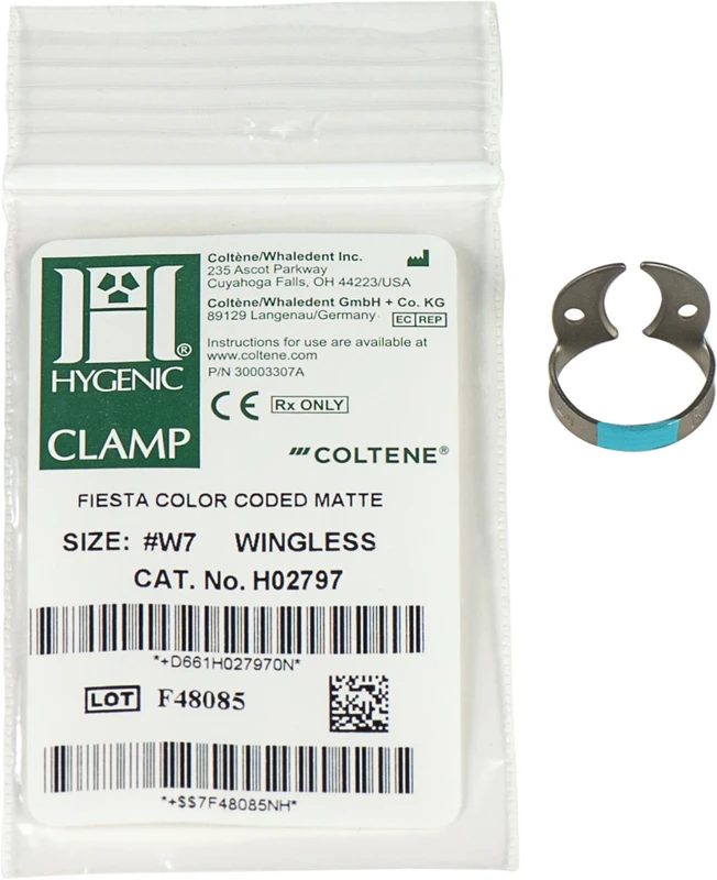 HYGENIC® Fiesta® Klammern  Stück  ohne Flügel, für Molaren UK, W7