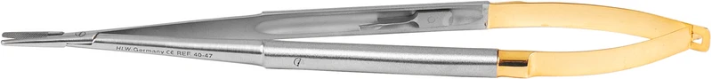 Micro-Nadelhalter TC  Stück  18 cm, Rundgriff glatt, gerade