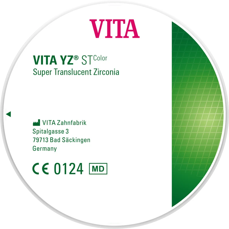 VITA YZ® ST Color DISC VITA classical A1-D4®  Stück  Ø 98,4 mm, H 18 mm, C4