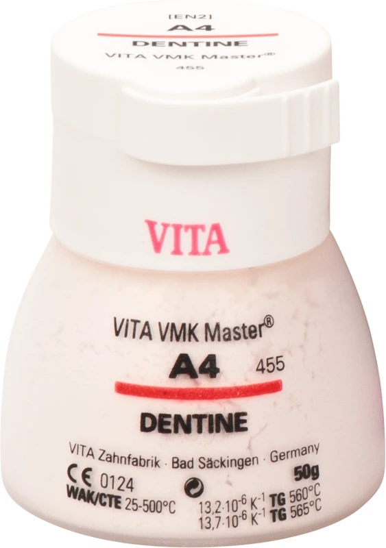 VITA VMK Master® VITA classical A1-D4®  Dose  50 g Pulver dentine A4