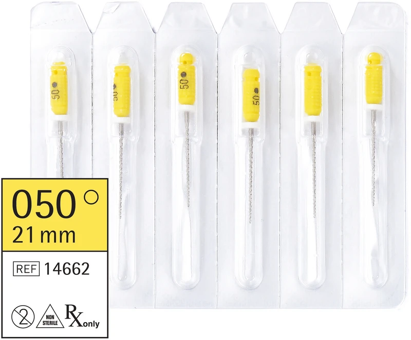 Omni Hedstroemfeilen  Packung  6 Stück 21 mm ISO 050