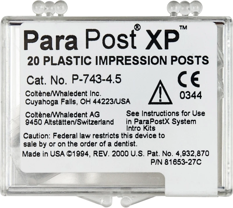 ParaPost® XP Abformstifte  Nachfüllpackung  20 Stück Ø 1,14 mm