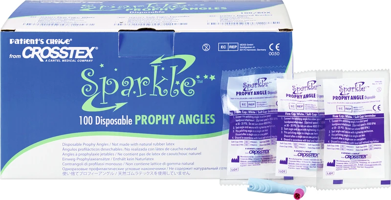 Sparkle® Prophy Angle  Packung  100 Stück Soft lila