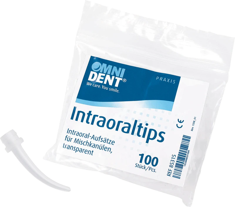 Intraoraltips  Packung  100 Stück transparent