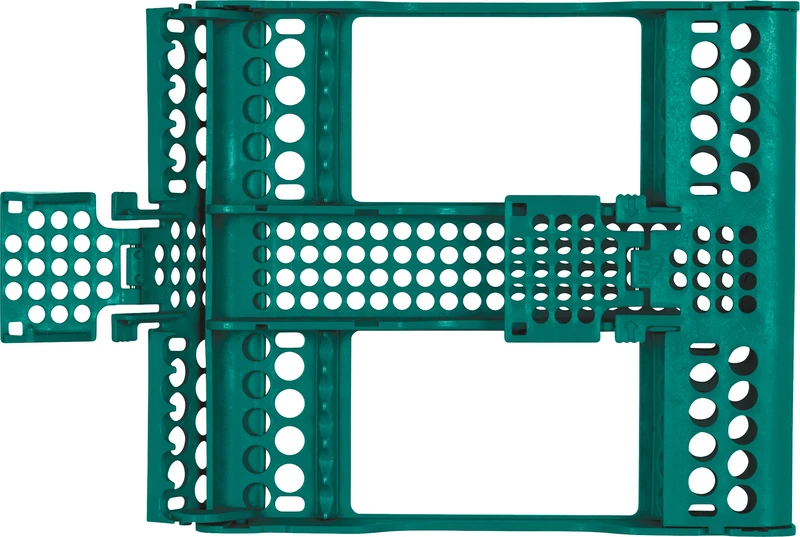 E-Z Jett Kassetten  Stück  20,2 x 17,9 x 3 cm, für 10 Instrumente türkis