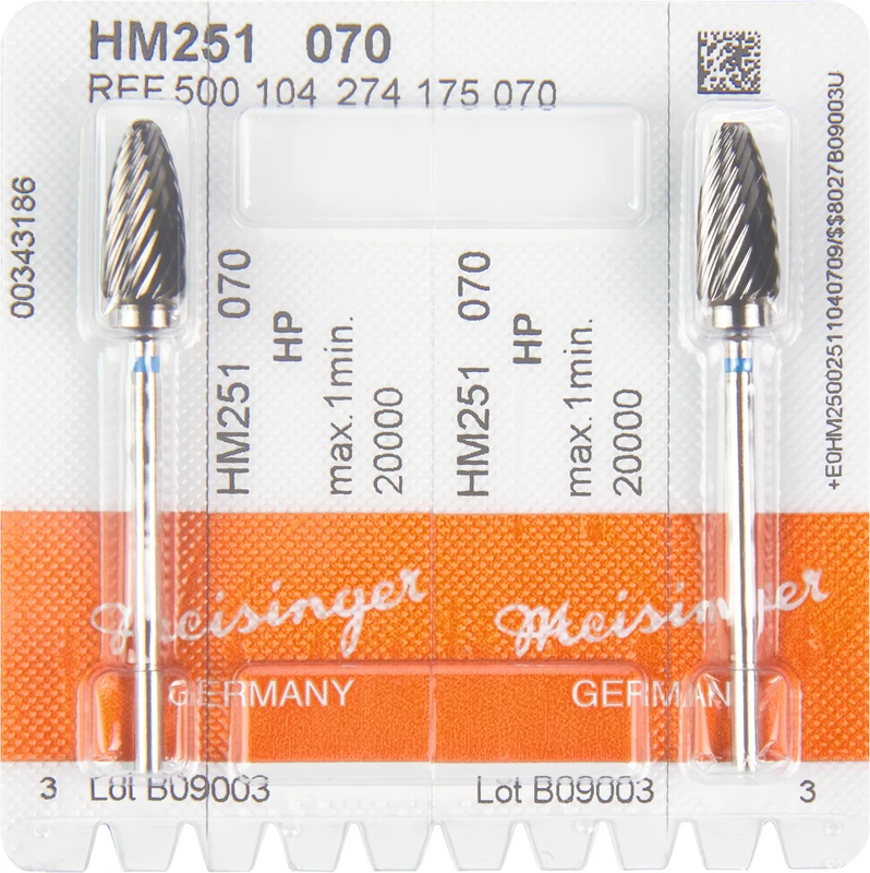 HM-Fräser S  Packung  2 Stück blau standard, HP, Figur 274, 14,7 mm, ISO 070