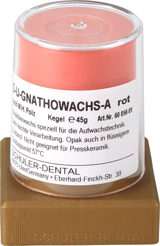 S-U-Gnathowachs-A  Kegel  45 g rot