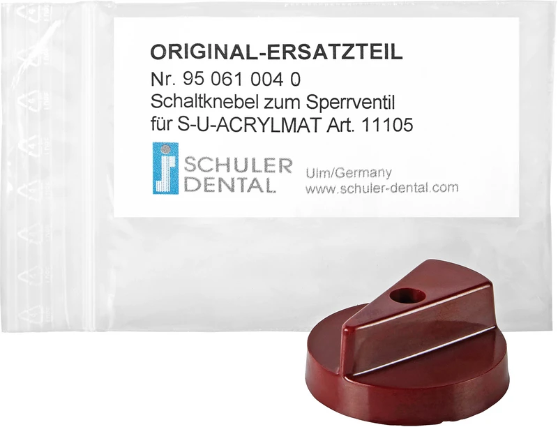 S-U-Acrylmat Schaltknebel  Stück  rot