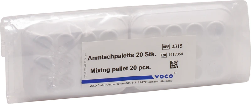 Anmischpaletten  Packung  20 Paletten
