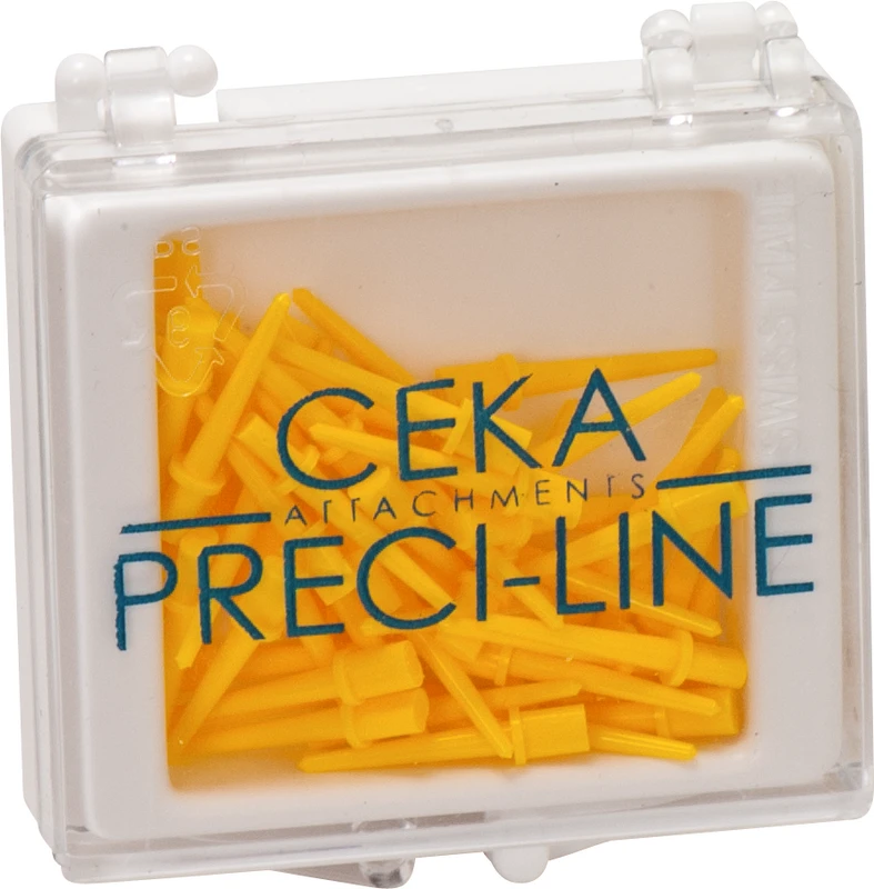 PRECI-POST M  Packung  50 Abdruckstifte gelb