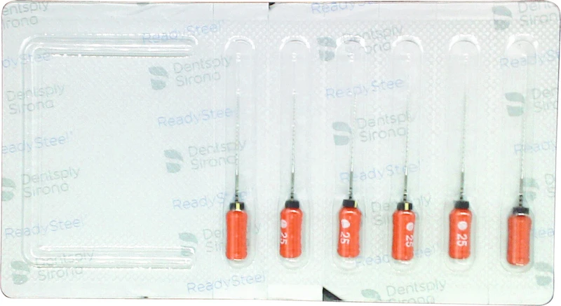 READYSTEEL Senseus Hedstroem Files  Packung  6 Stück 25 mm ISO 025