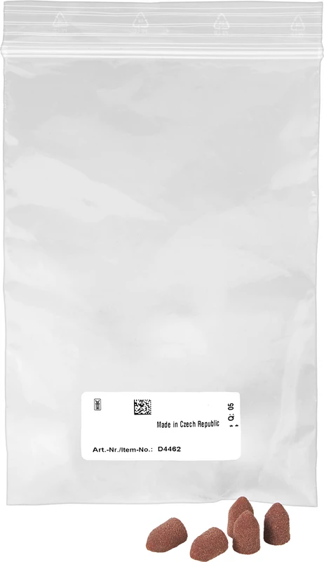 Schleifkappen  Packung  5 Stück spitz Ø 8,5 mm, Größe 2 für Träger D4459