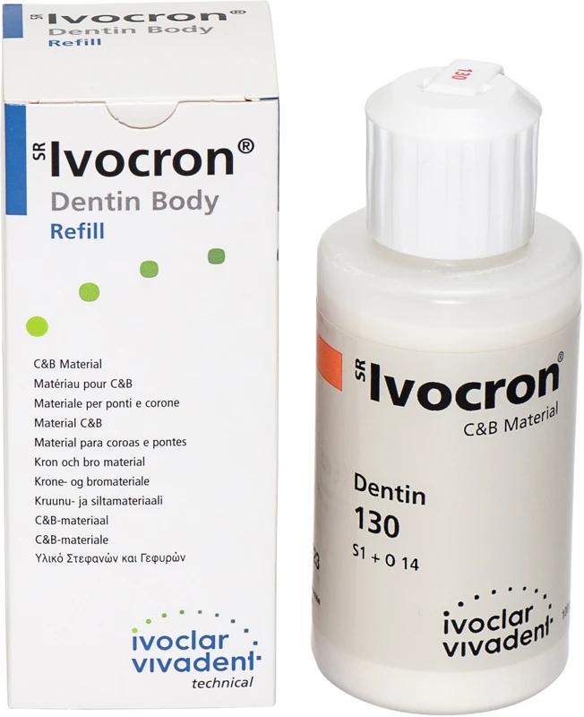 SR Ivocron®  Flasche  100 g Pulver dentin 130\2A