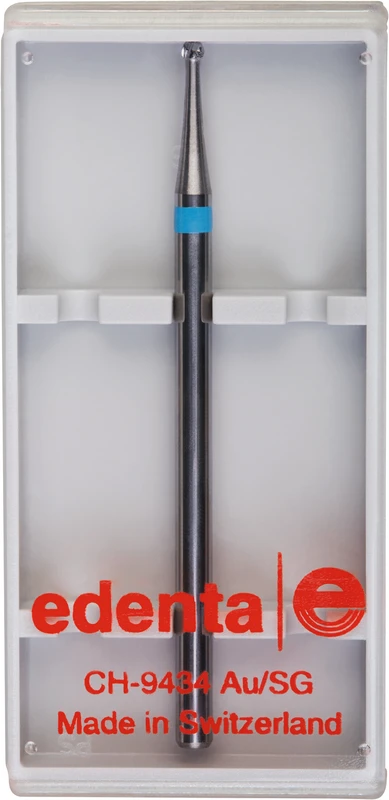 HM-Fräser Schliff 10  Stück  Kreuzverzahnung, blau standard, HP, Figur 001, 1,2 mm, ISO 014