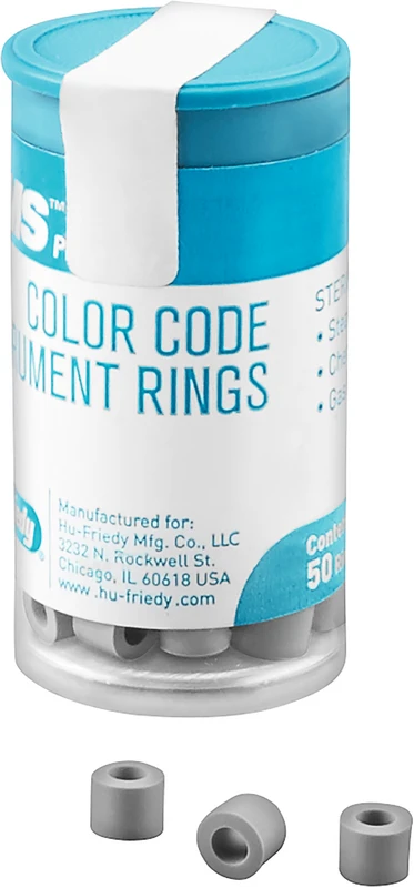 IMS Farbkodierungsringe mini  Packung  50 Stück IMS-1281 , grau