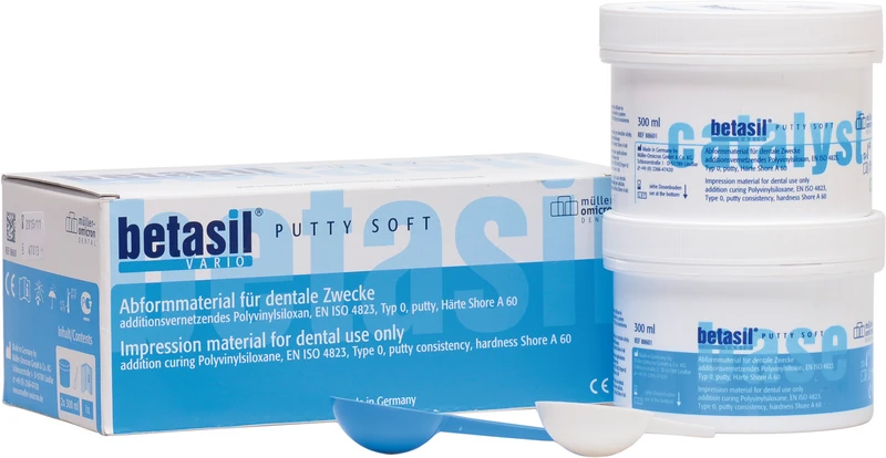betasil® VARIO PUTTY SOFT  Packung  300 ml Base, 300 ml Katalysator soft