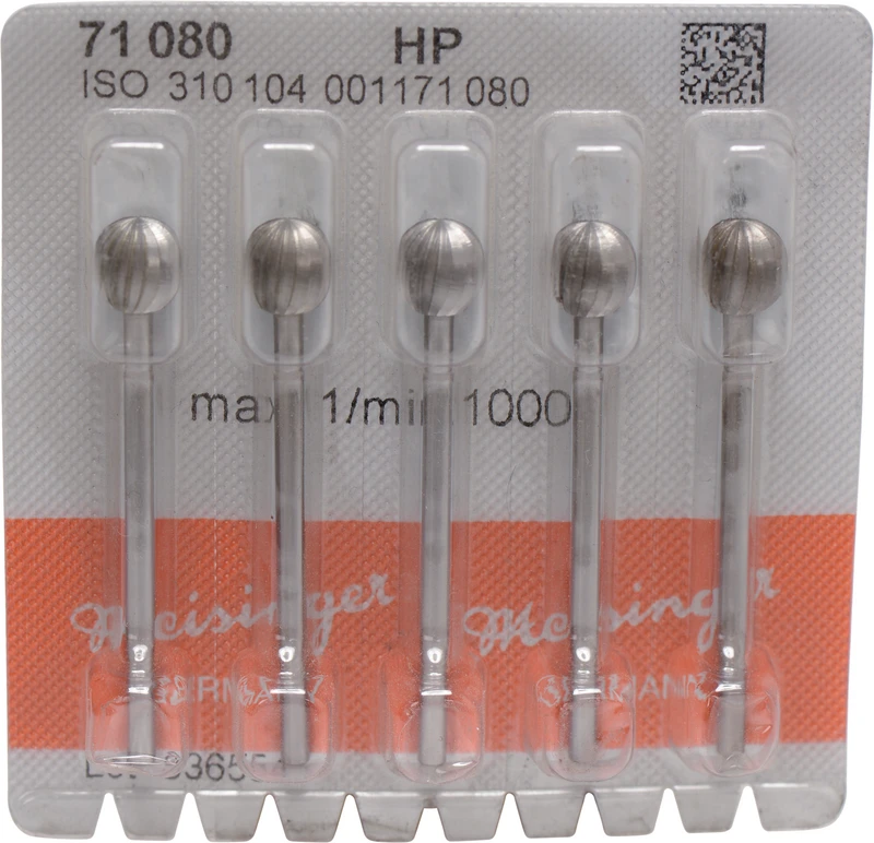 Stahlfräser 71  Packung  5 Fräser ISO 080, HP