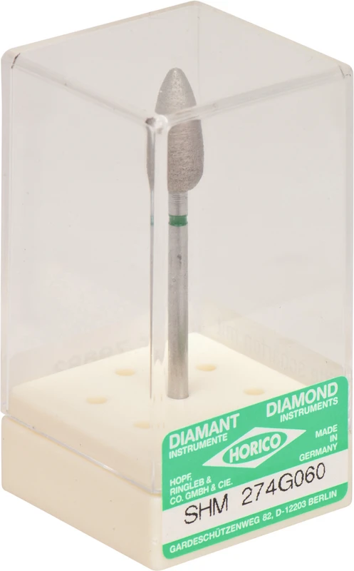 Sinterdiamantschleifer 274  Stück  SHM, grün grob, HP, Figur 274, 14 mm, ISO 060
