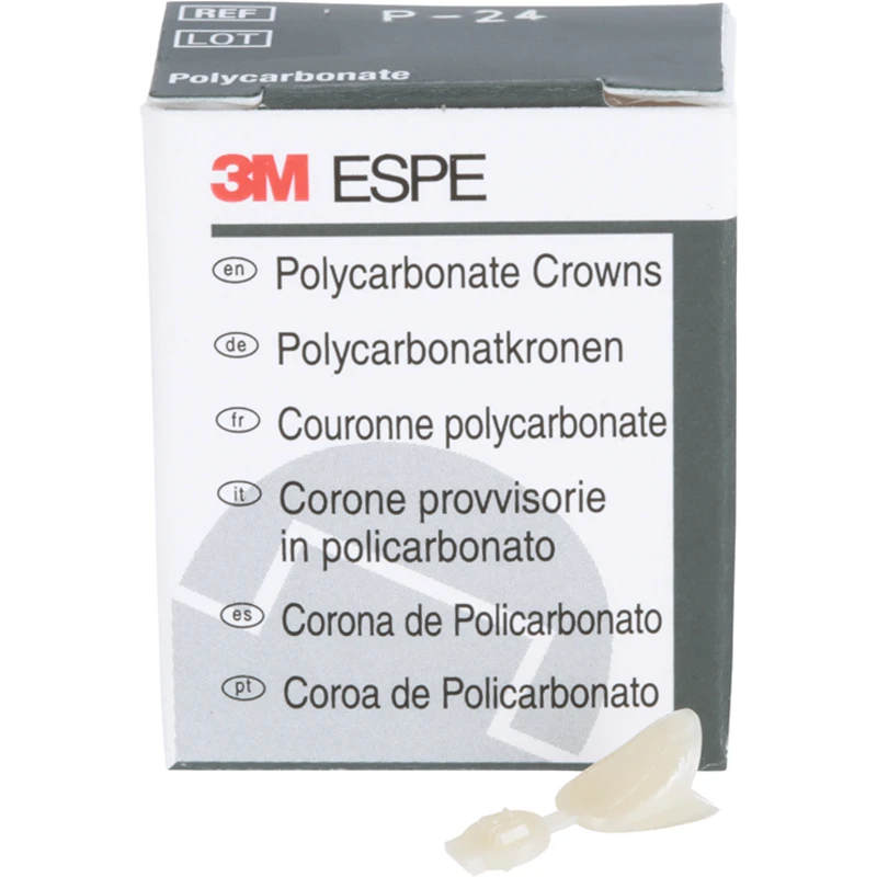 Polycarbonat-Kronen  Packung  5 Stück Nr. 24