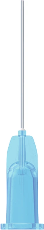 transcodent Einmal-Pastenkanülen  Packung  100 Stück blau, 0,6 x 23 mm mit Luer & Lock