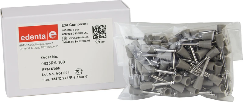 Exa Composite  Packung  100 Stück grau, RA, Figur 030, 10 mm, ISO 060