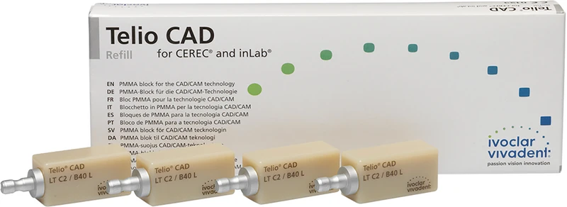 Telio® CAD  Packung  9 Stück Größe B40L, C2 LT