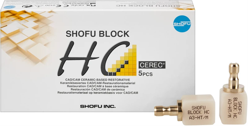 SHOFU BLOCK HC  Packung  5 Stück A3-HT, 1-schichtig, für Cerec