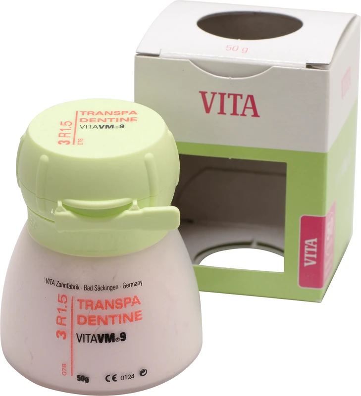 VITA VM® 9 3D-MASTER®  Dose  50 g Pulver transpa dentine 3R1.5