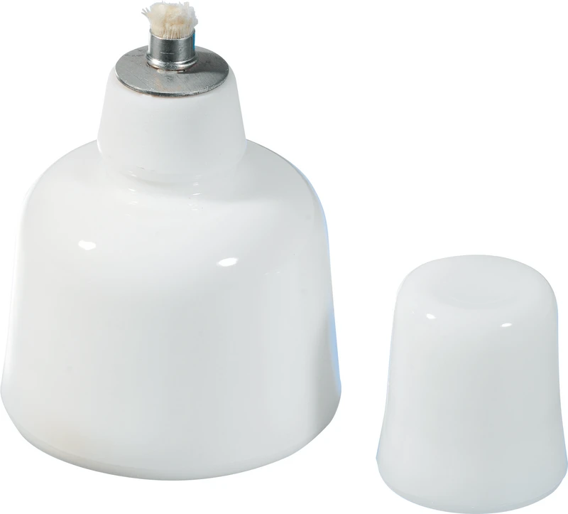 Spirituslampe aus Opalglas  Stück  Spirituslampe