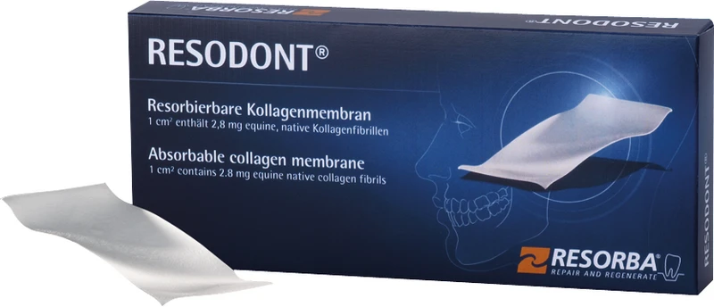 RESODONT®  Stück  Kollagenmembran 32 x 25 mm