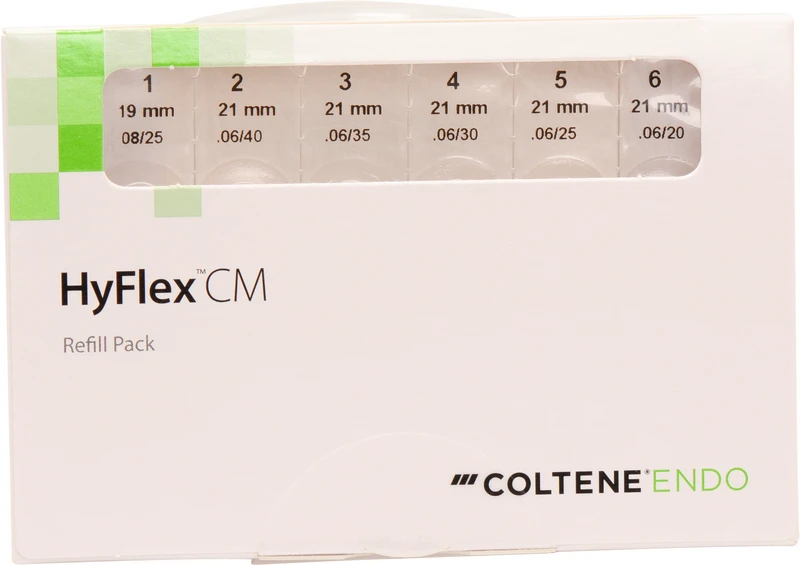 HyFlex® CM Crown-down  Packung  6 Stück 21 mm, L