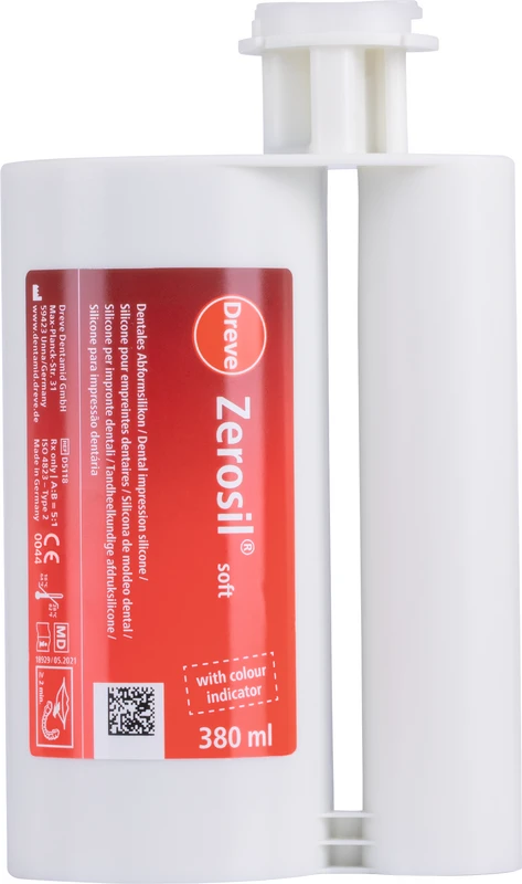 Zerosil® soft mit Farbindikator  Packung  380 ml Großkartusche,Farbindikator