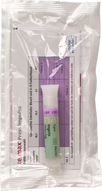IPS e.max® Press Impulse  Packung  5 Stück Opal 1