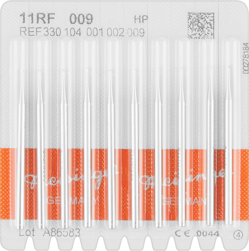 Stahlbohrer 11RF  Packung  10 Stück HP, Figur 001, ISO 009