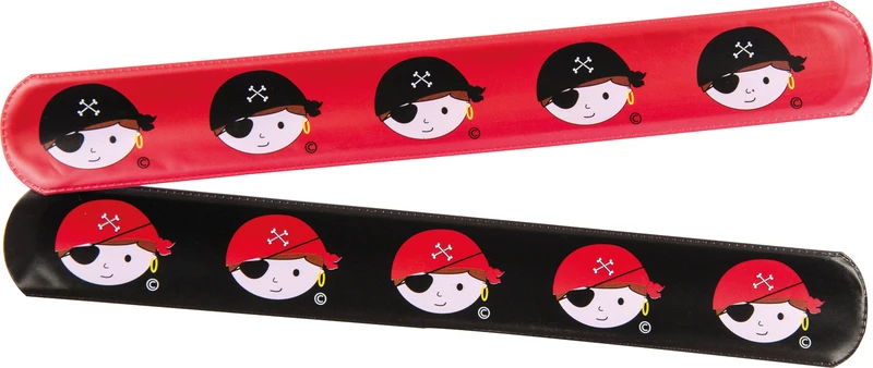 Klappband Pirat  Packung  36 Stück 22 x 3 cm