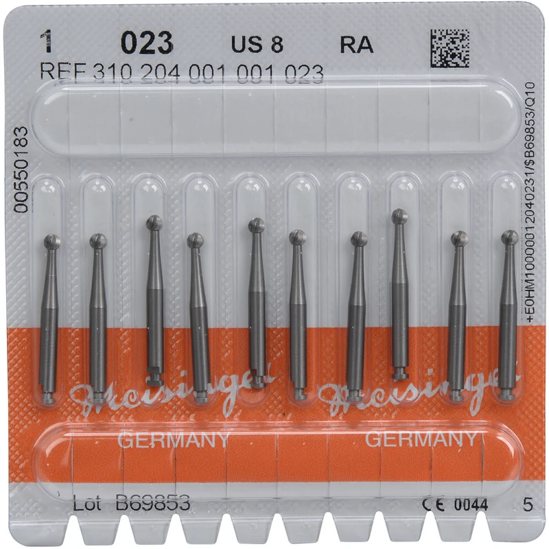 Stahlbohrer 1  Packung  10 Stück RA, Figur 001, ISO 023