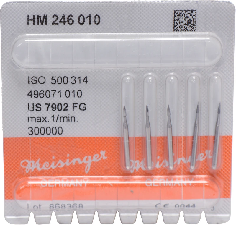 HM-Finierer 246  Packung  5 Stück fein FG, Figur 496 Flamme, 3,6 mm, ISO 010