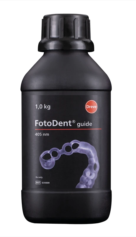 FotoDent® guide  Flasche  1 kg 405 nm, blau-transparent