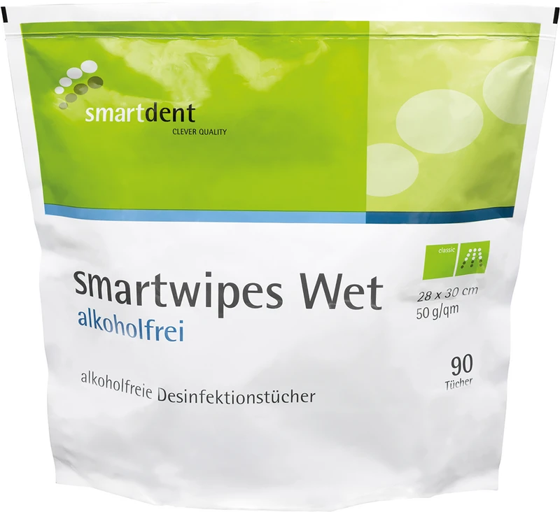 smartwipes wet alkoholfrei  Beutel  90 Stück