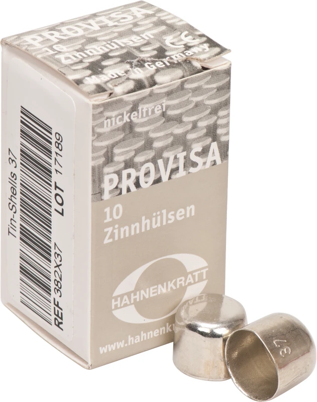 PROVISA Schutzhülsen Zinn  Packung  10 Stück 37