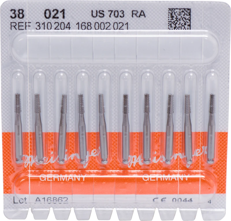 Stahlbohrer 38  Packung  10 Stück RA, Figur 168, 5,7 mm, ISO 021