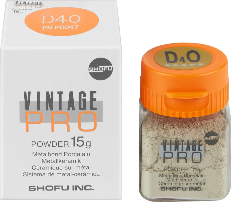 VINTAGE PRO  Dose  15 g Pulver shade opaque D4O
