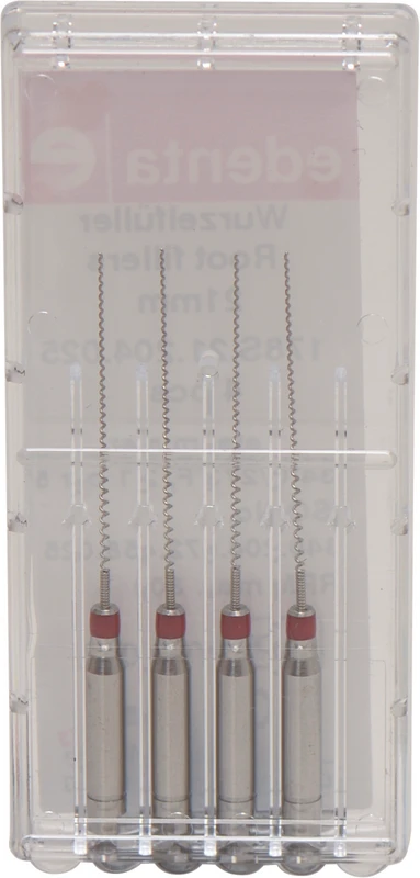 Wurzelfüller 178S  Packung  4 Stück 21 mm ISO 025, RA, mit Sicherheitsspirale