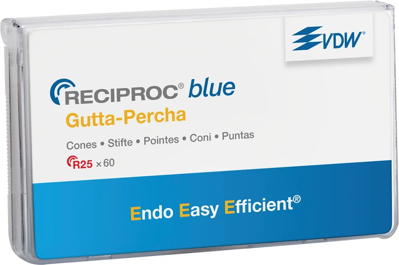 RECIPROC® blue Guttaperchaspitzen  Packung  60 Stück ISO 025