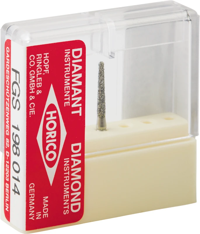 Diamantschleifer 198  Stück  FG S, Figur 198, 8 mm, ISO 014