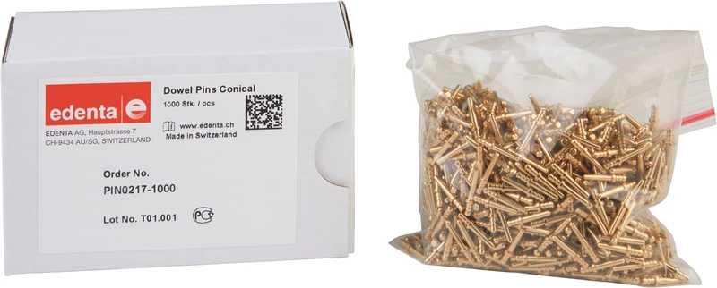 Rundstifte  Packung  1.000 Stifte 13 mm